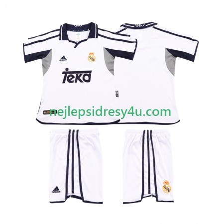 Fotbalový Dres Real Madrid 2001 Retro Dětské Domácí 2002